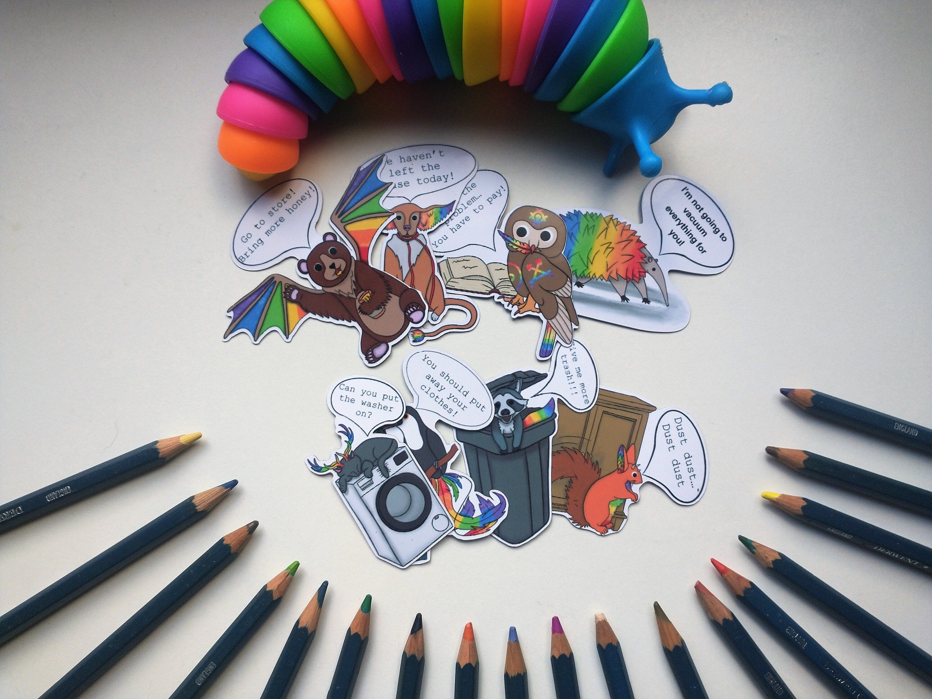 selfcare vinyl sticker bundel 2