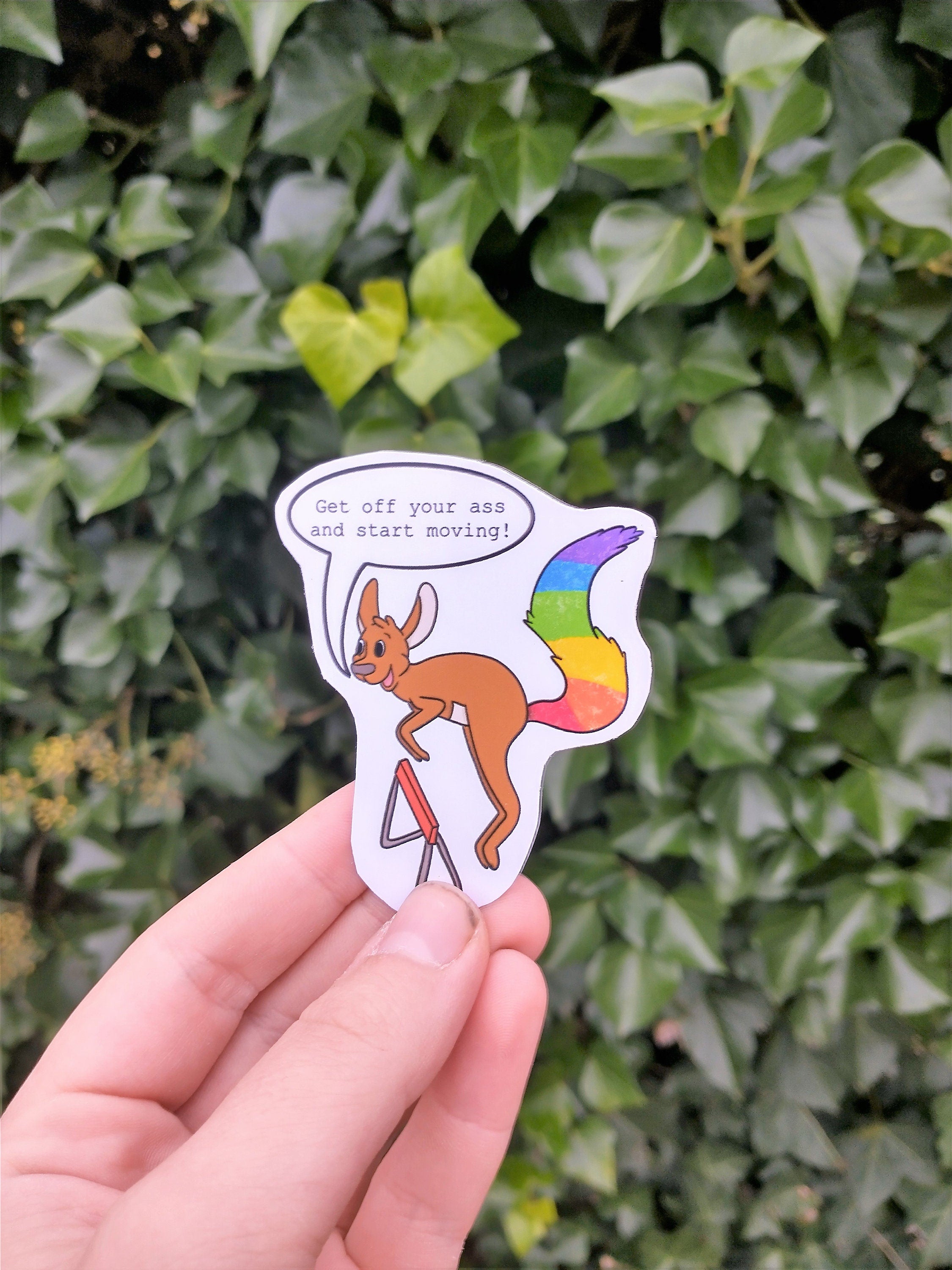 Selfcare magnet start moving kangaroo, wash elephant and washing machine cat