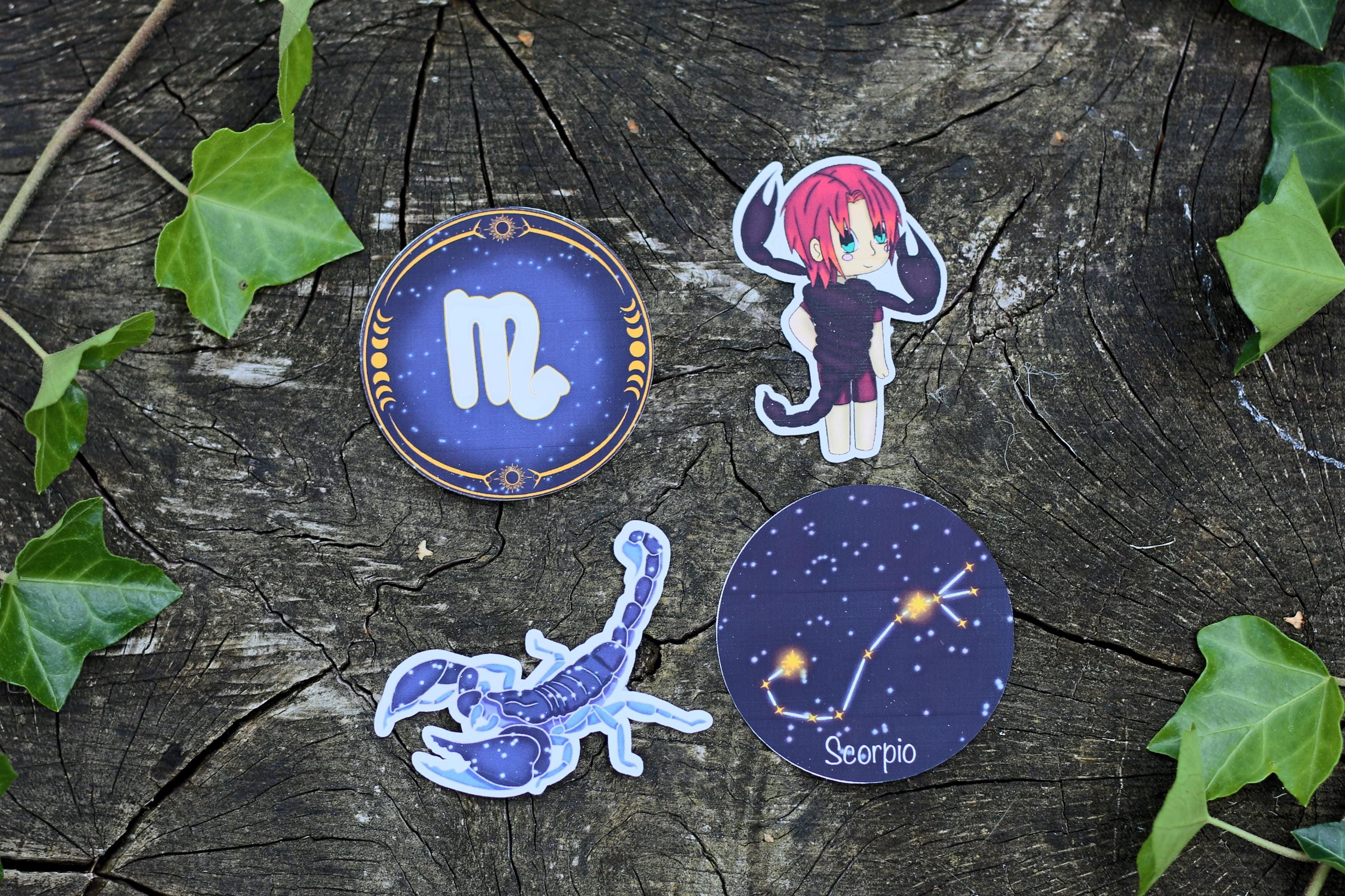 star sign constalation stickers scorpio