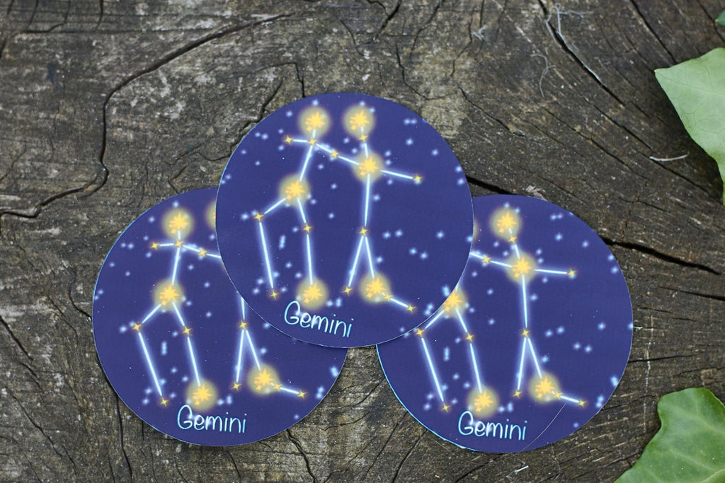 star sign constalation stickers gemini