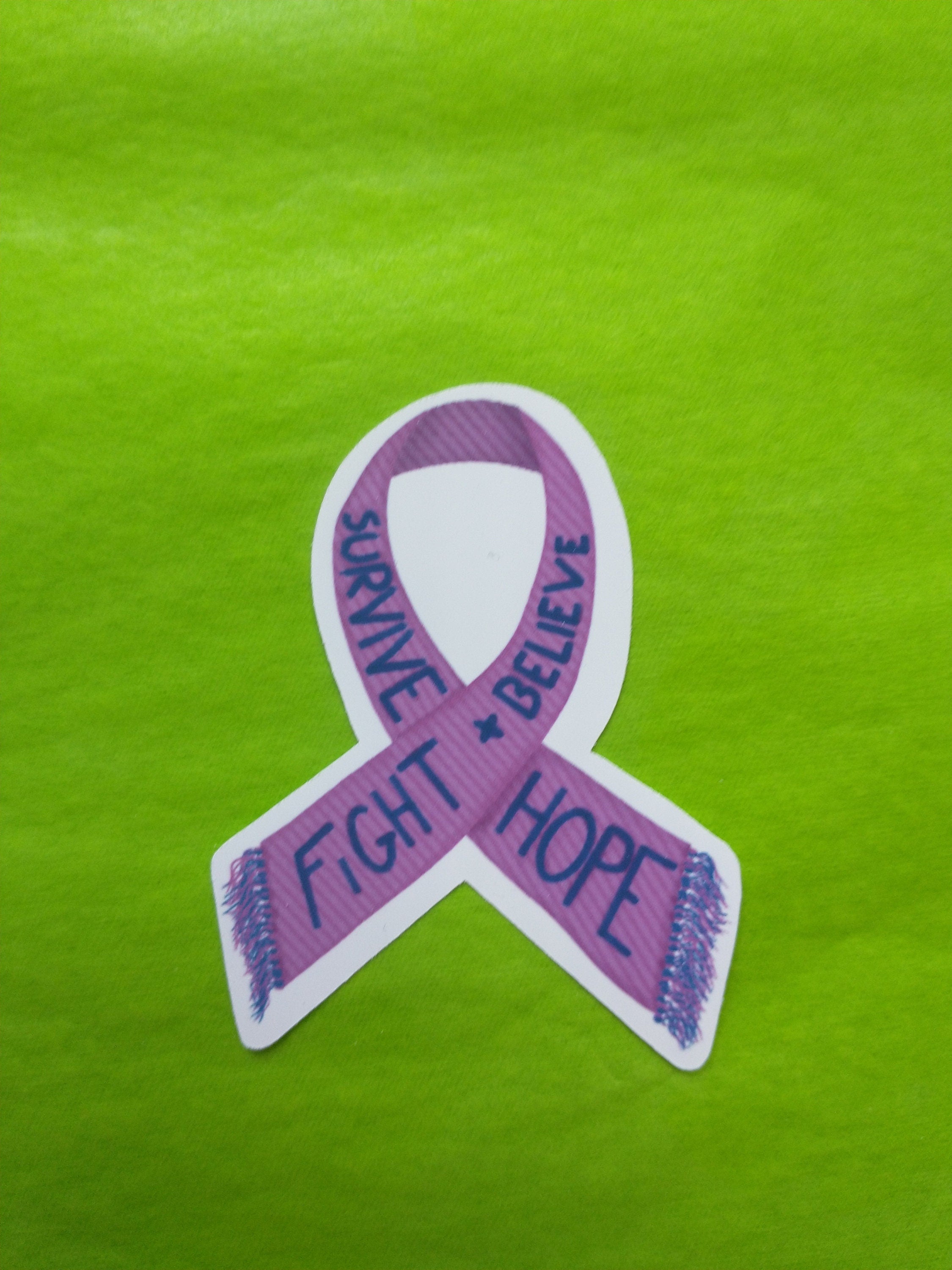 breast cancer suport vinyl sticker