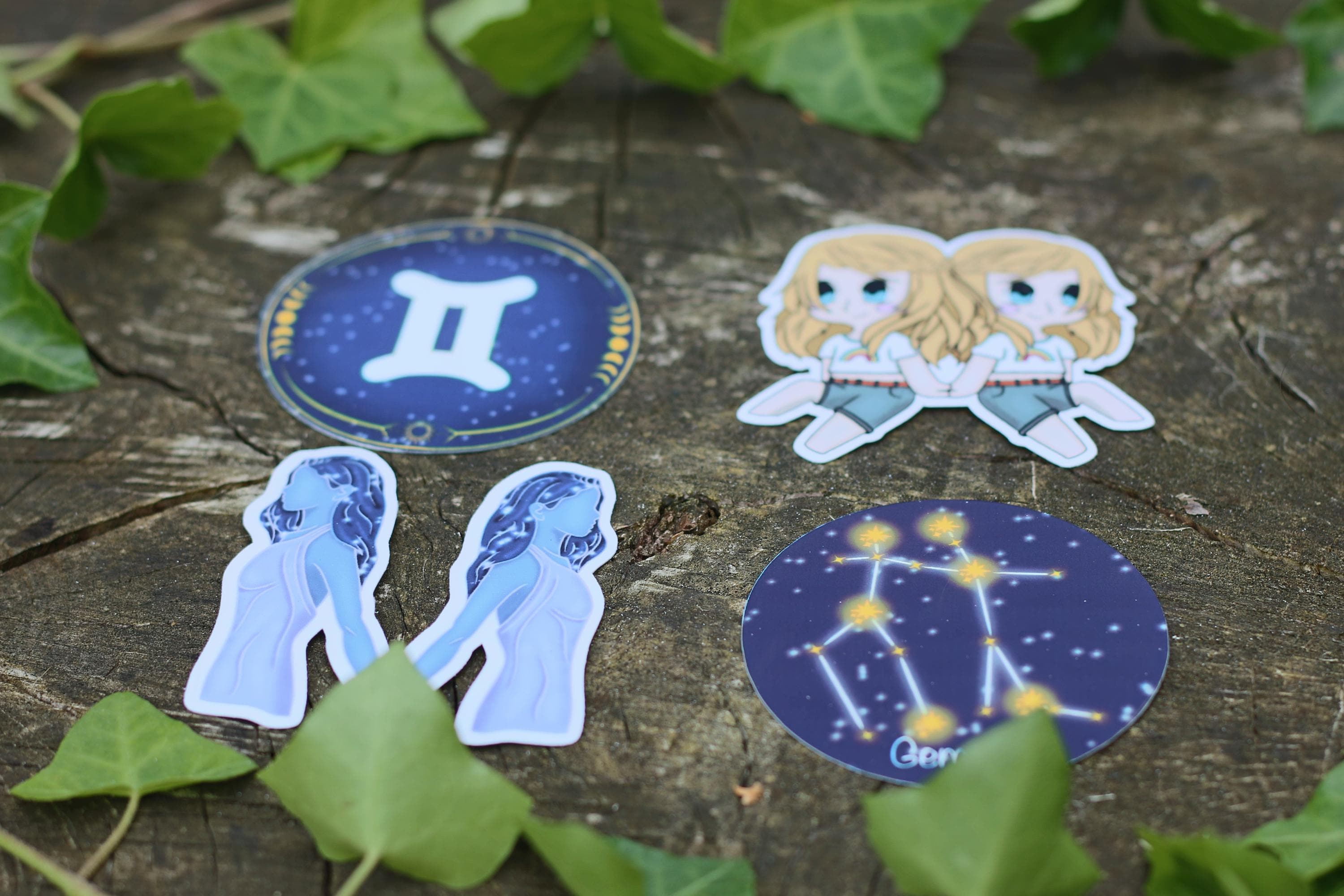 star sign constalation stickers gemini