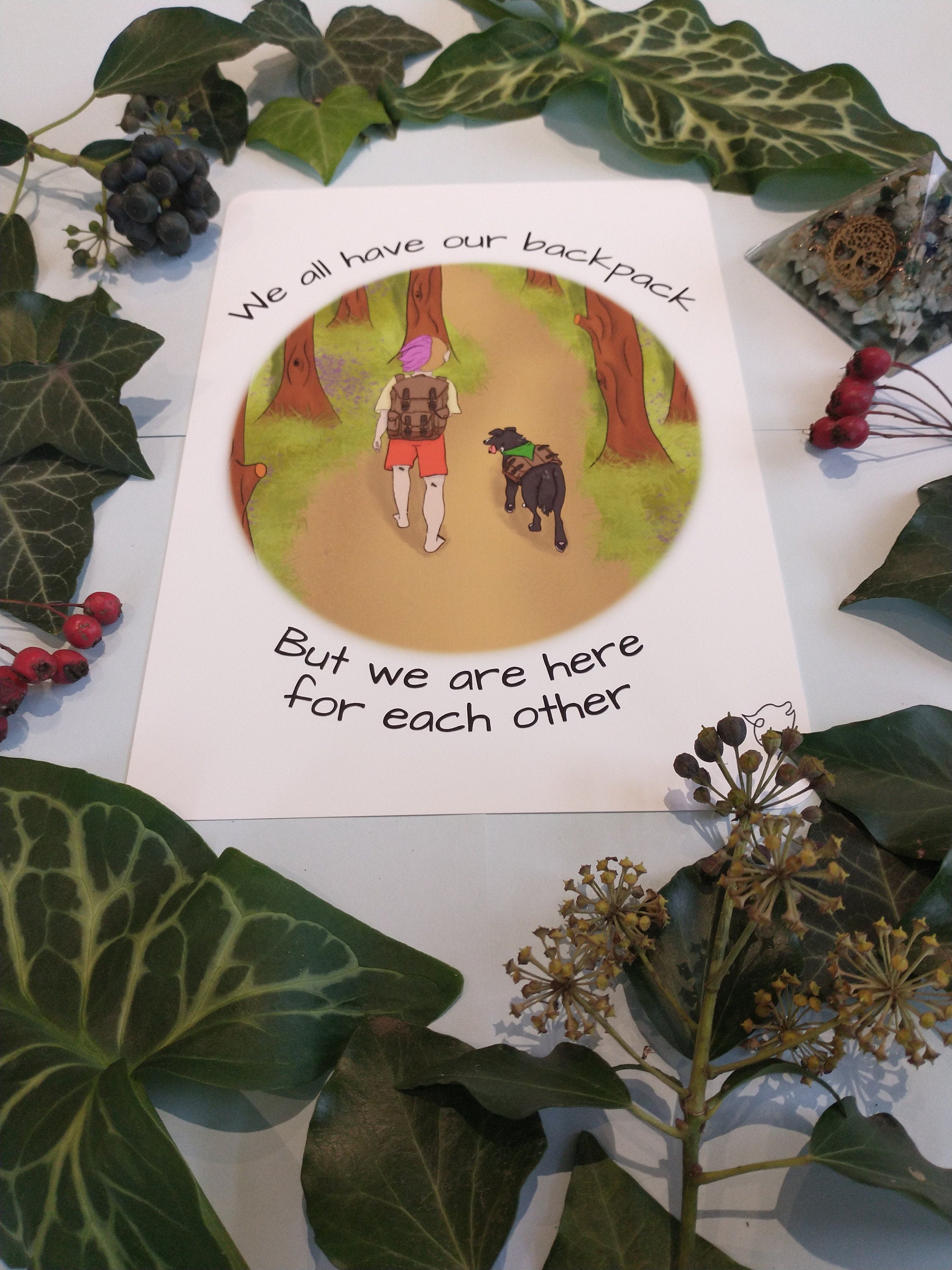 Art print here for each other dog and person