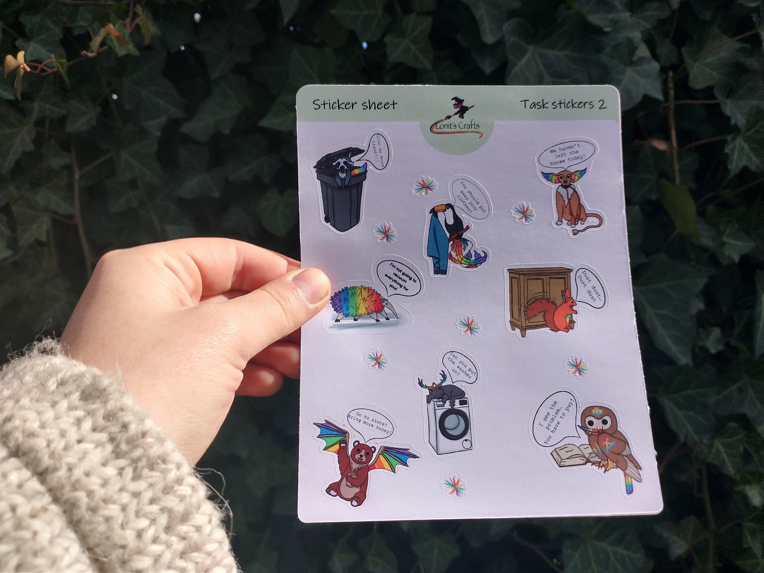 Stickersheet task stickers  2