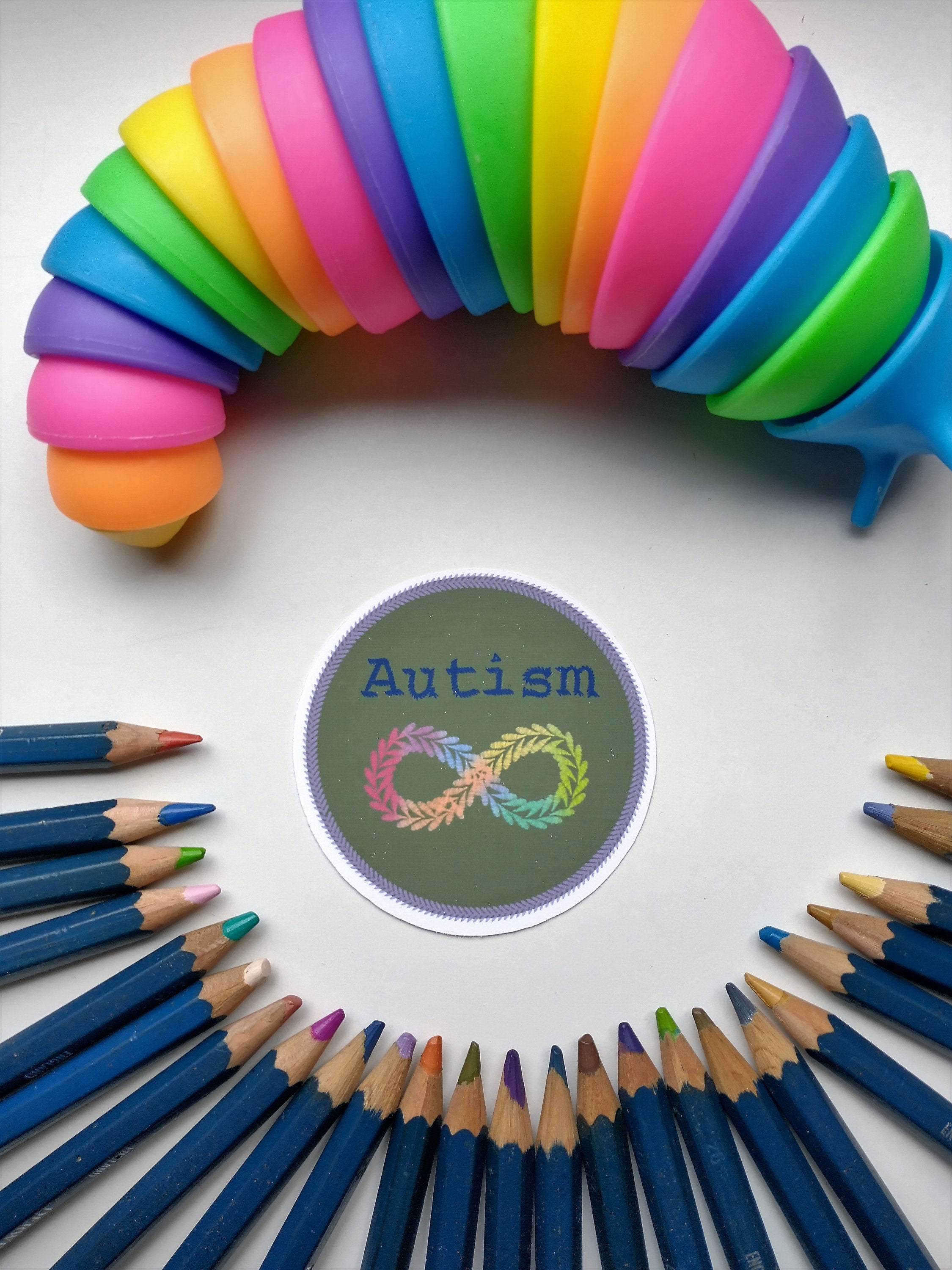 autism badge vinyl sticker