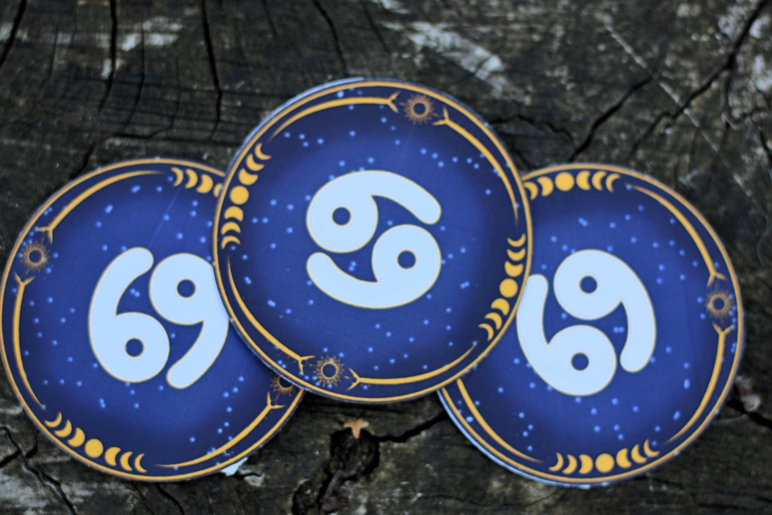 star sign constalation stickers cancer