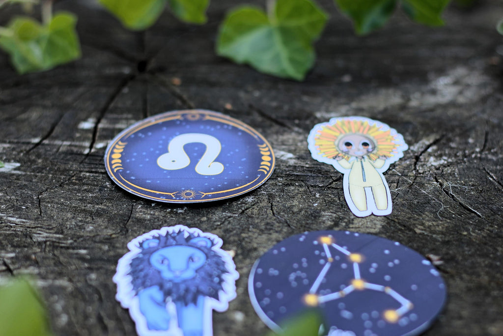 star sign constalation stickers Lion
