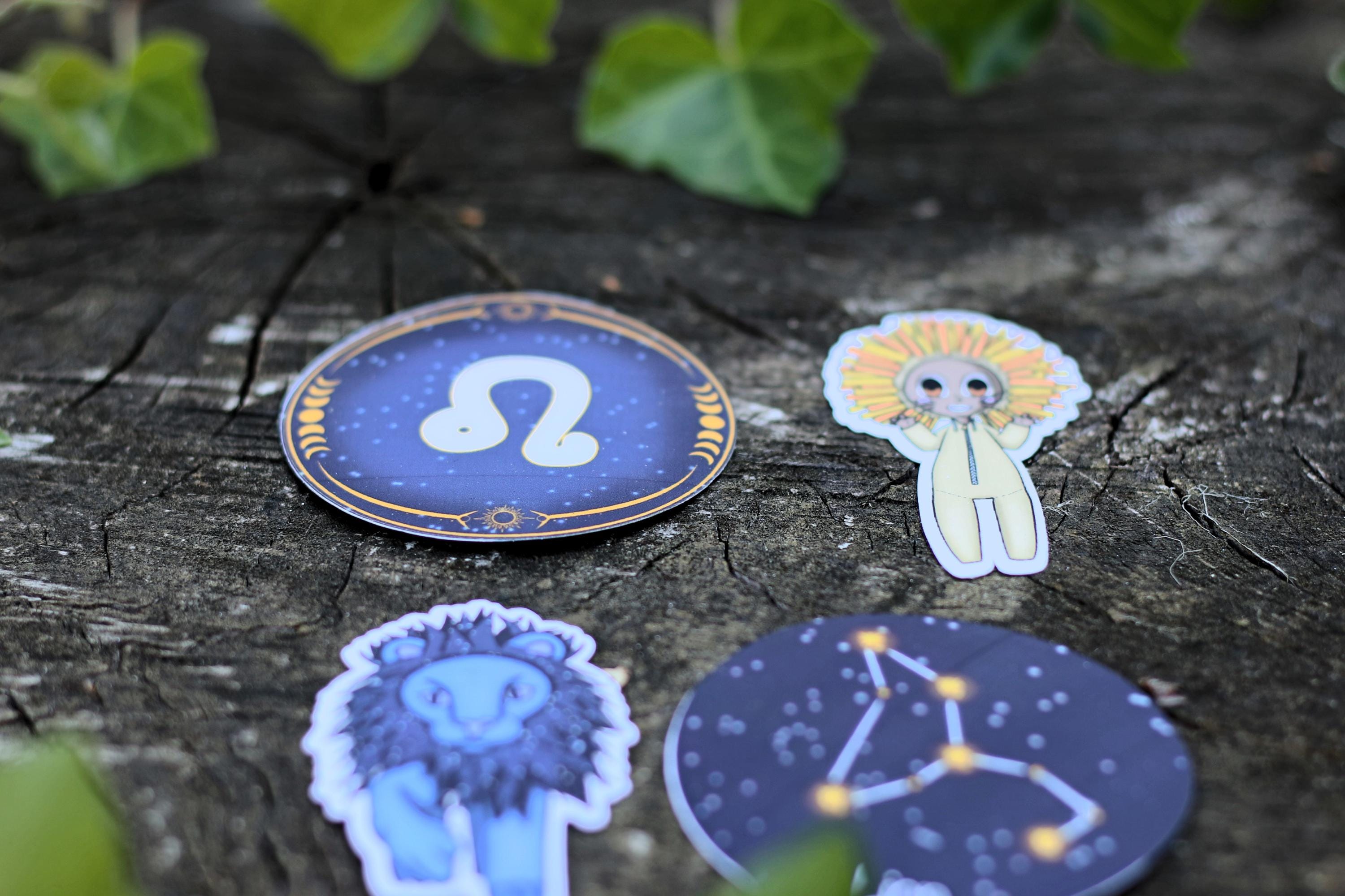 star sign constalation stickers Lion