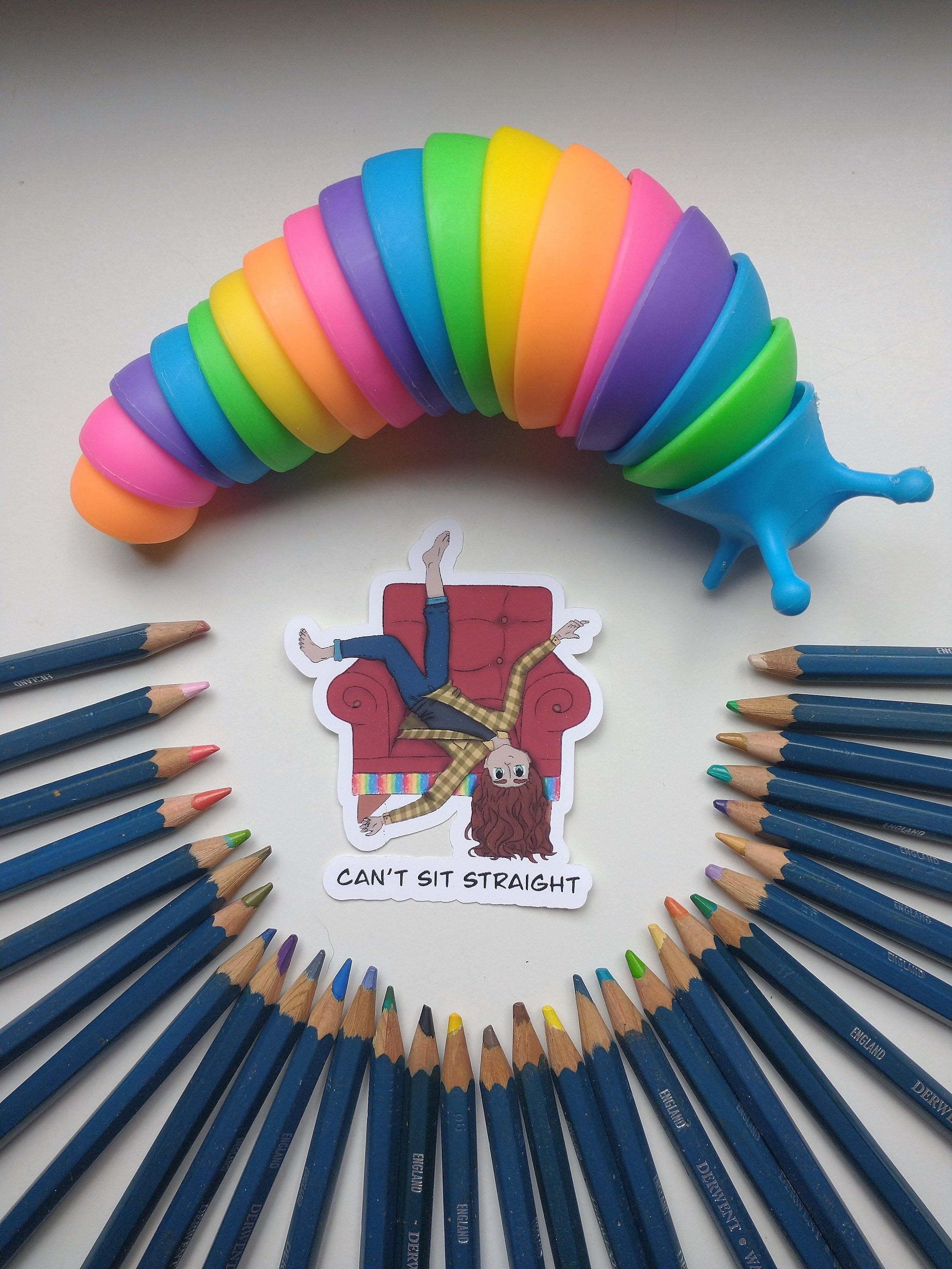 bundle can't sit, think an be straight vinyl sticker