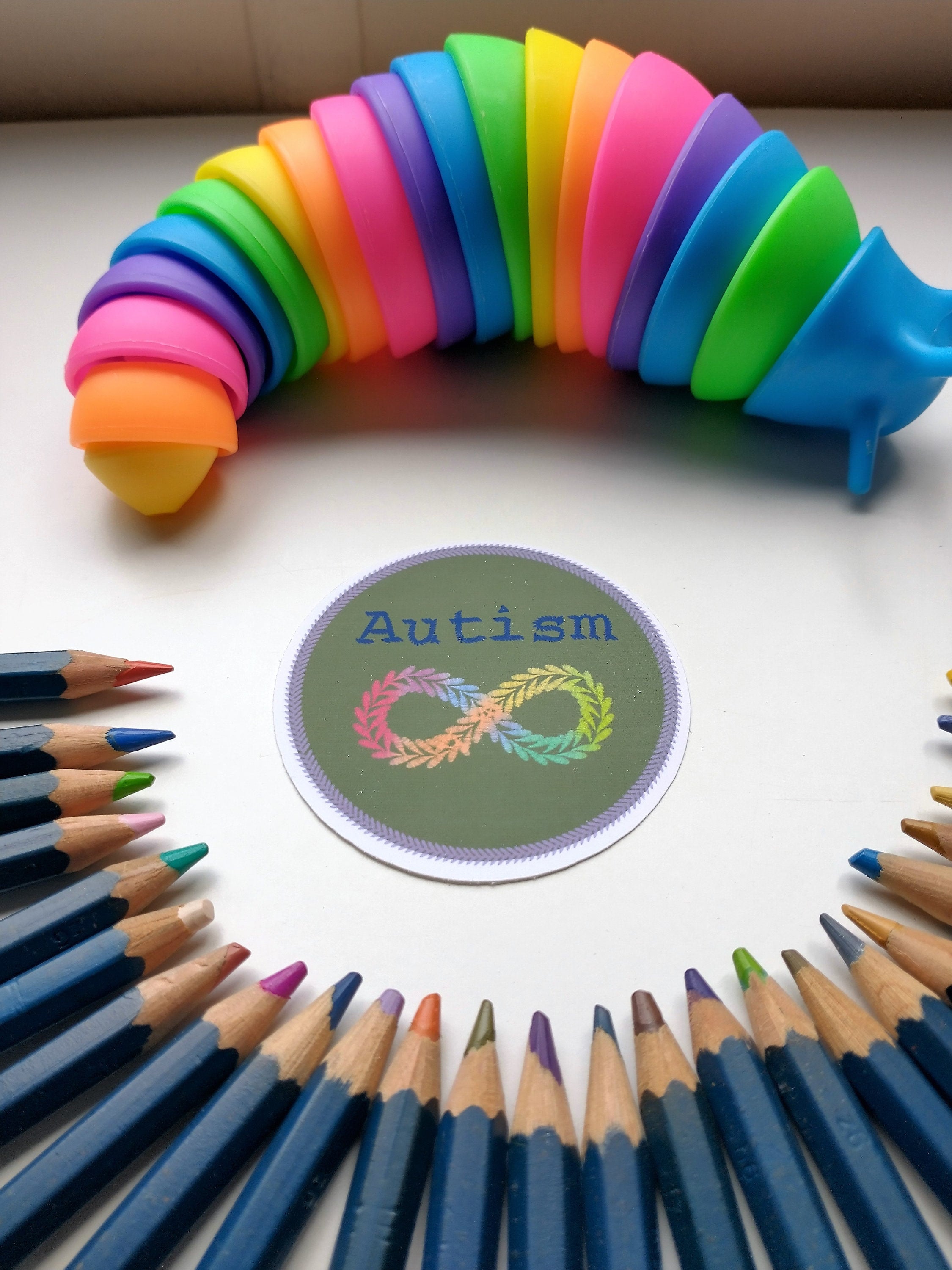 autism badge vinyl sticker