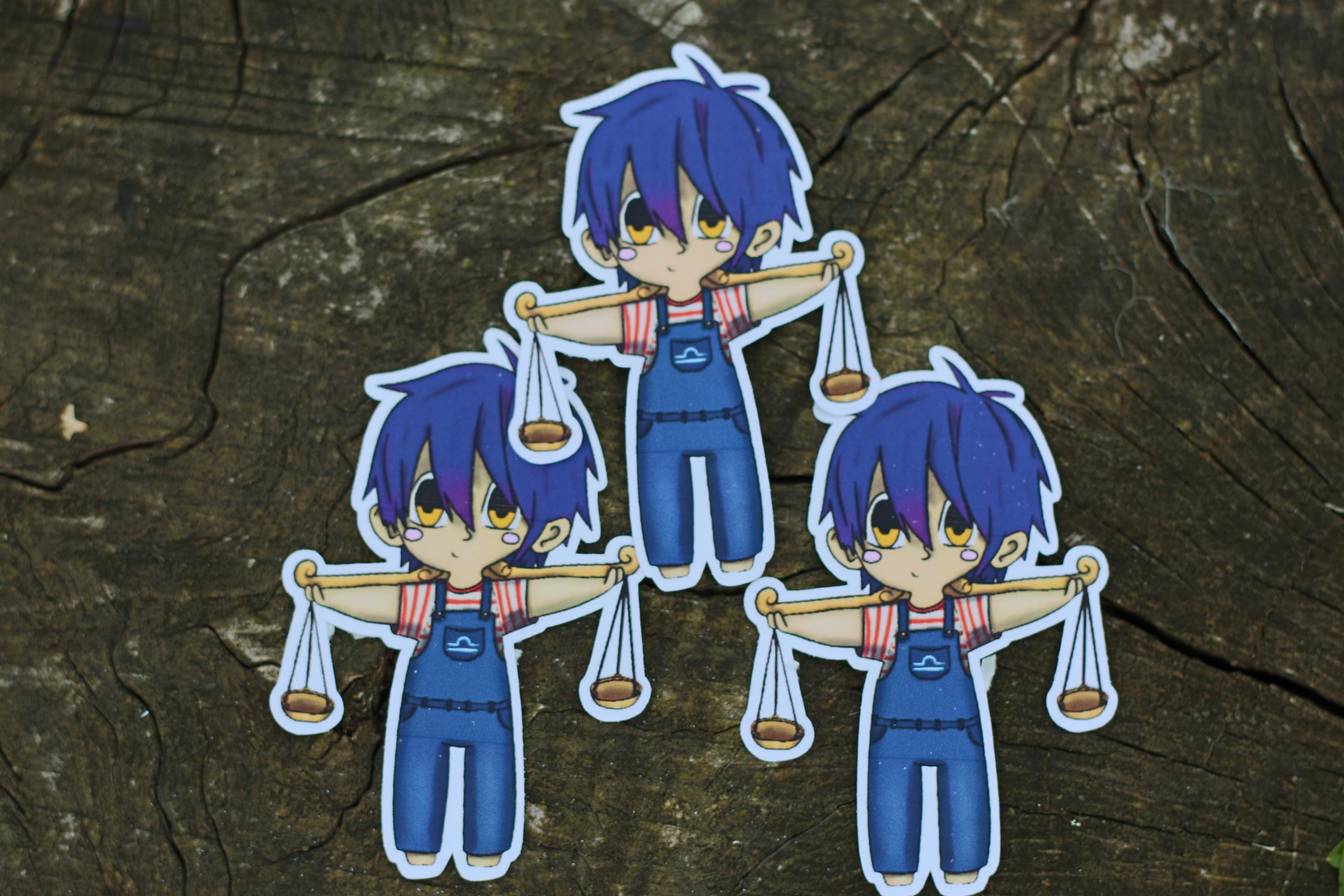 star sign constalation stickers libra
