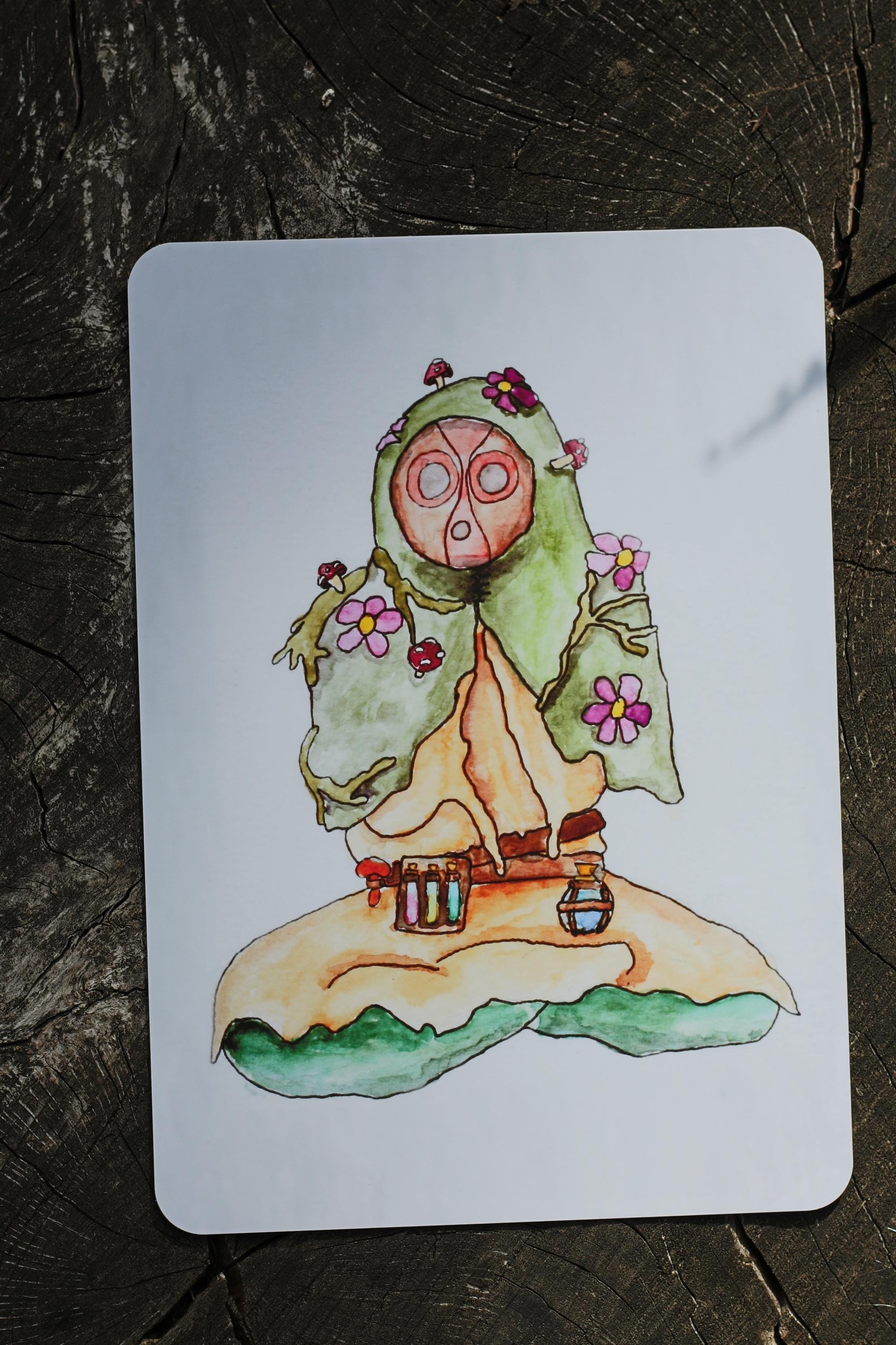 Art print forest spirit