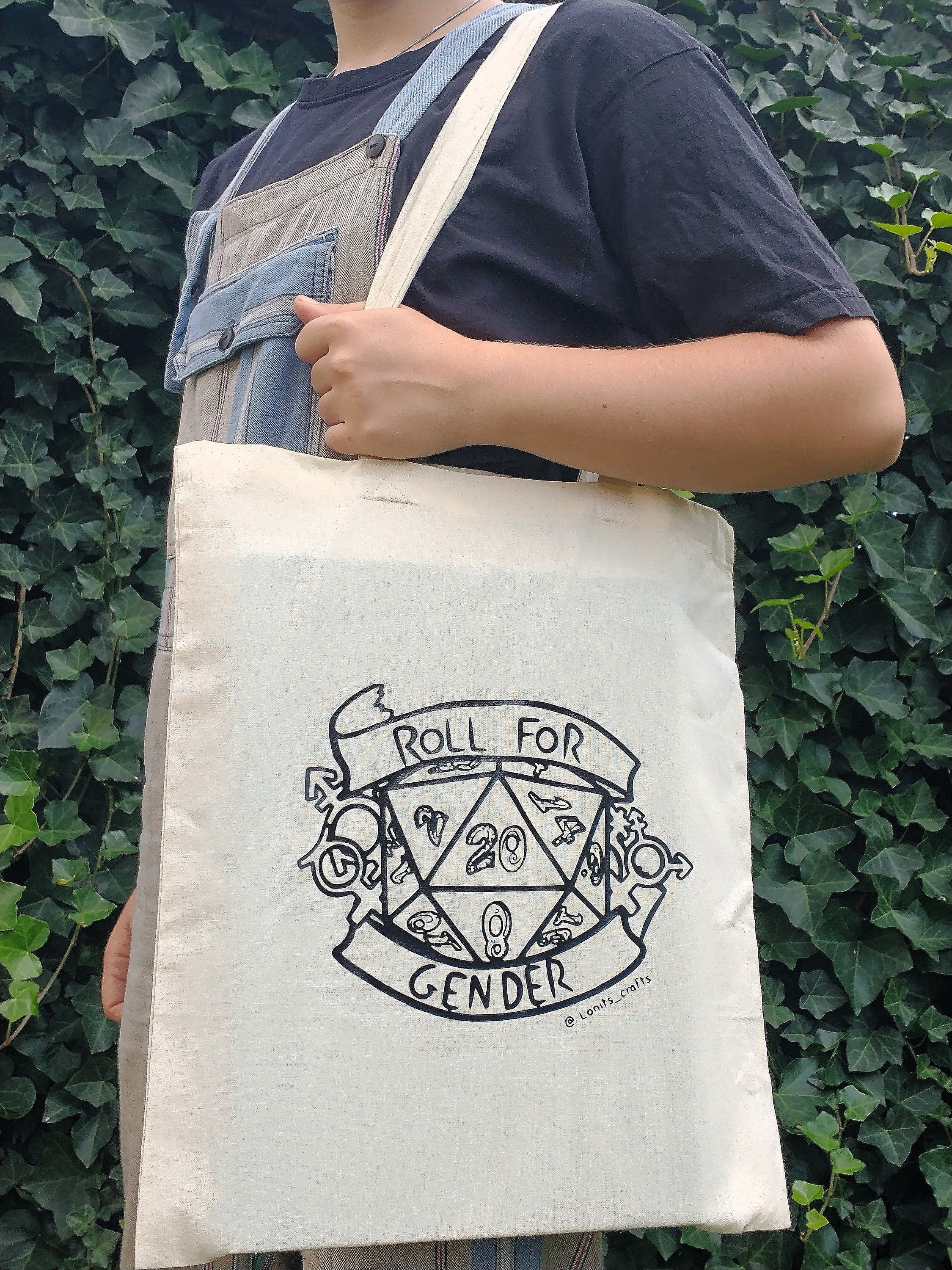 Tote bag geslacht dobbelstenen