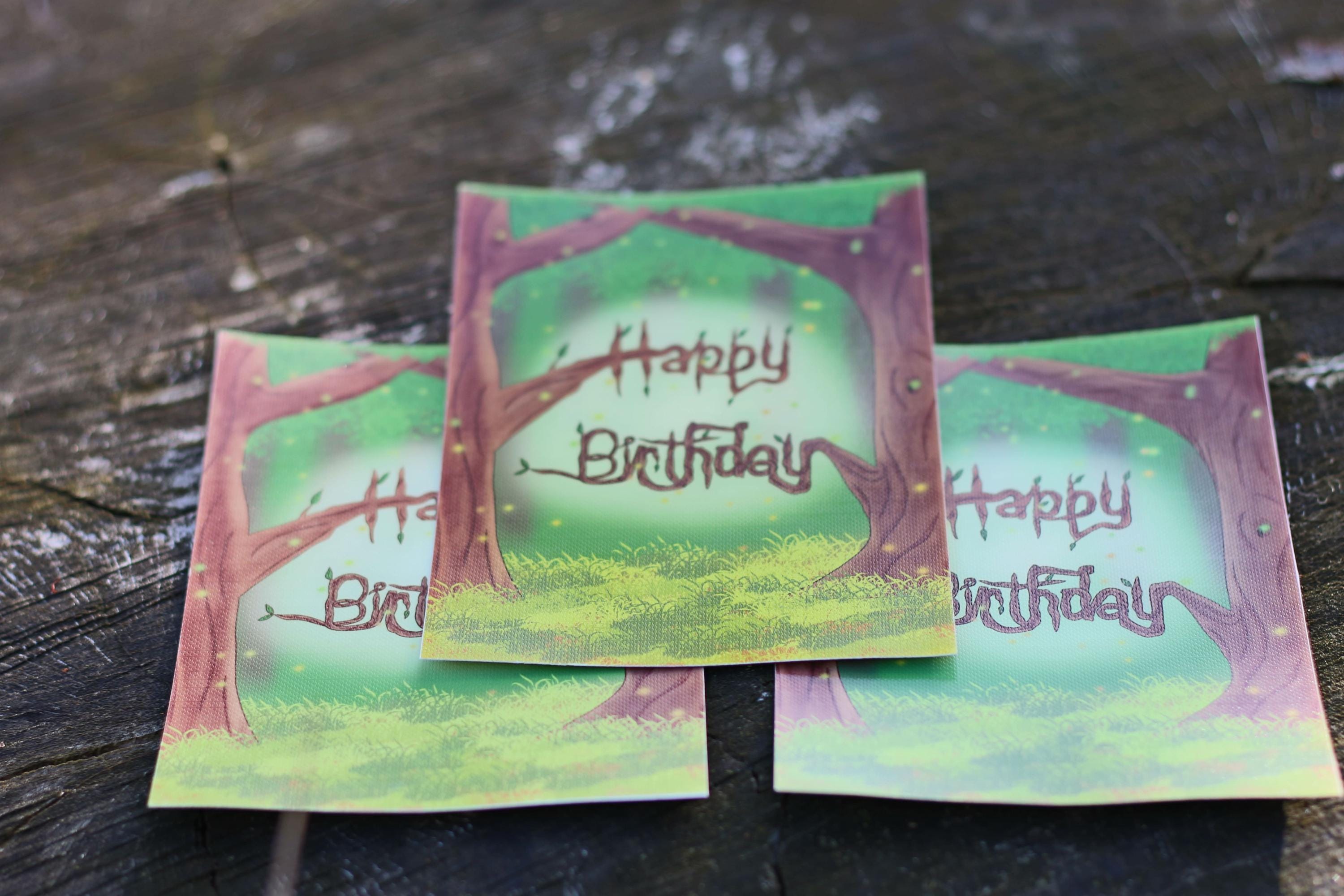 Birthday postcard