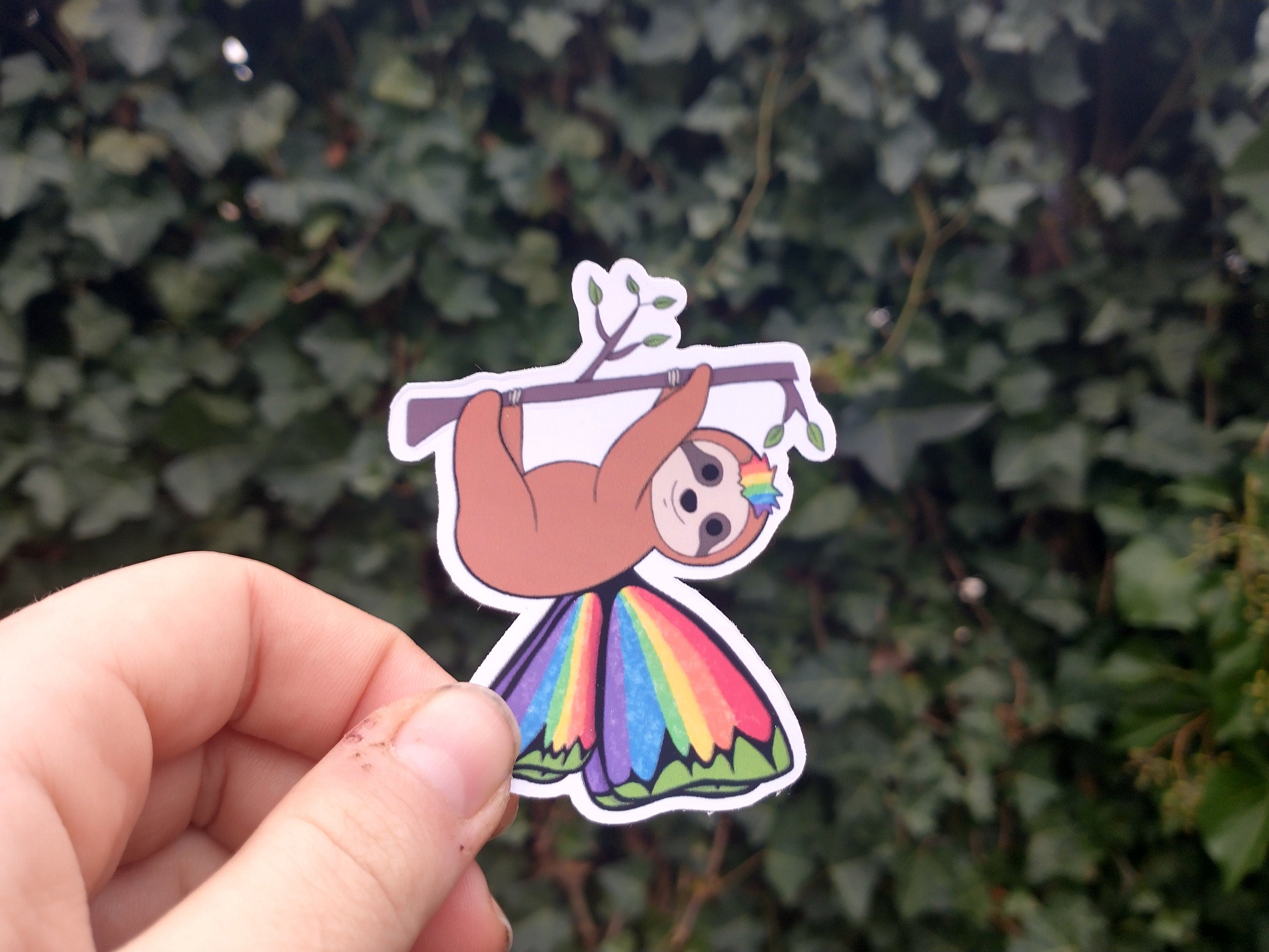 Fantasy rainbow beaver, shark and otter