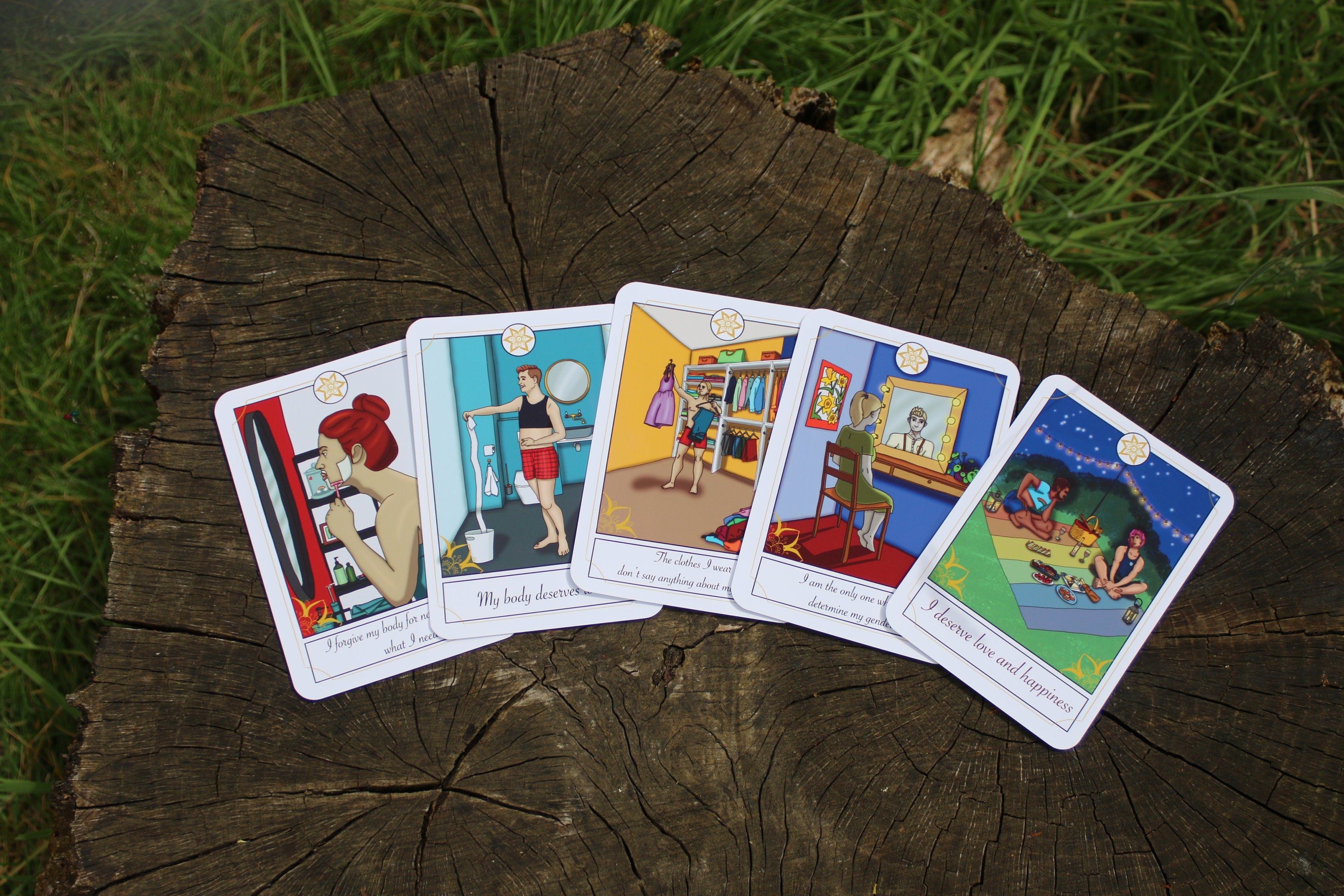 Gender affirmation cards set 1
