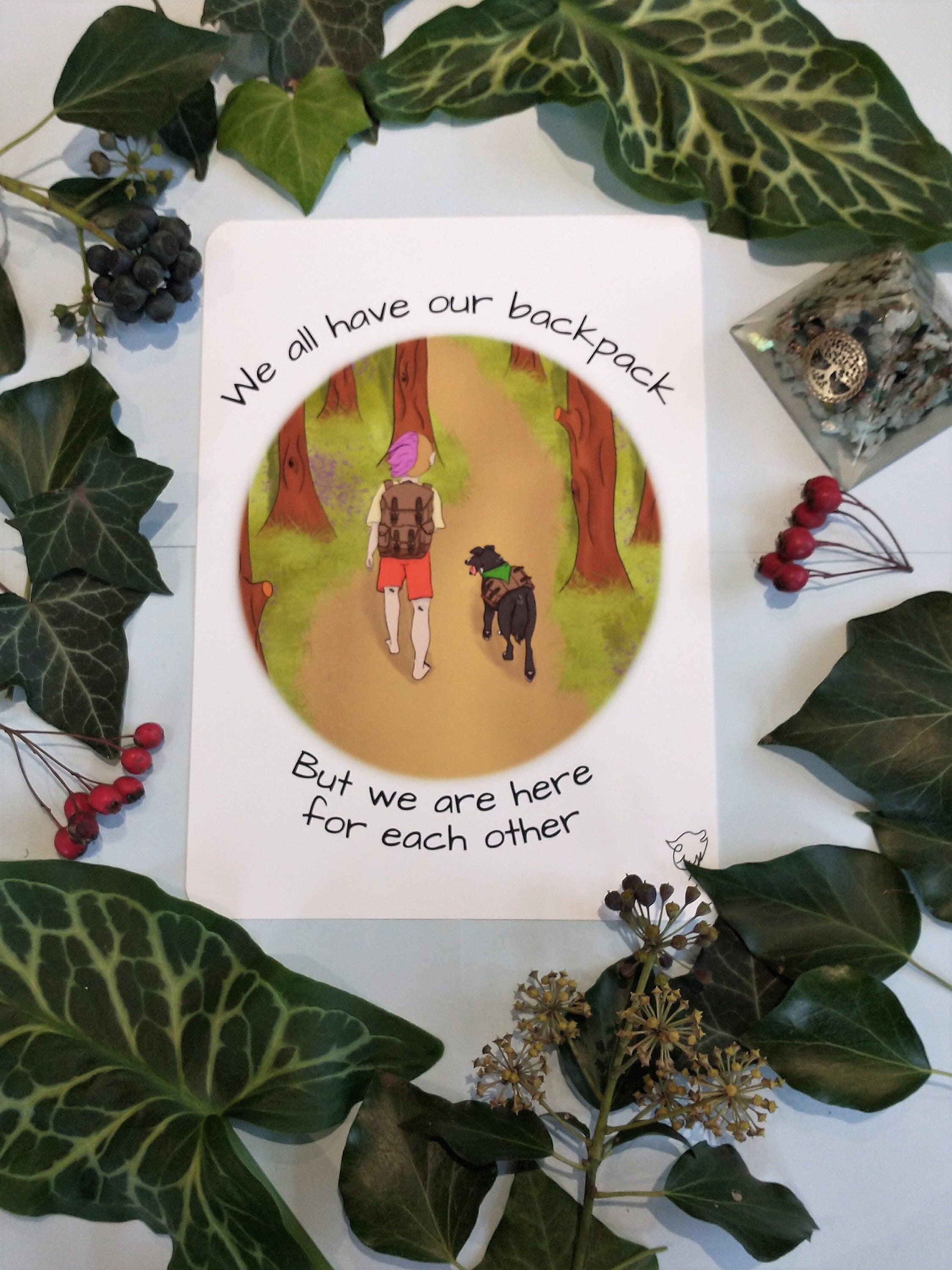 Art print here for each other dog and person