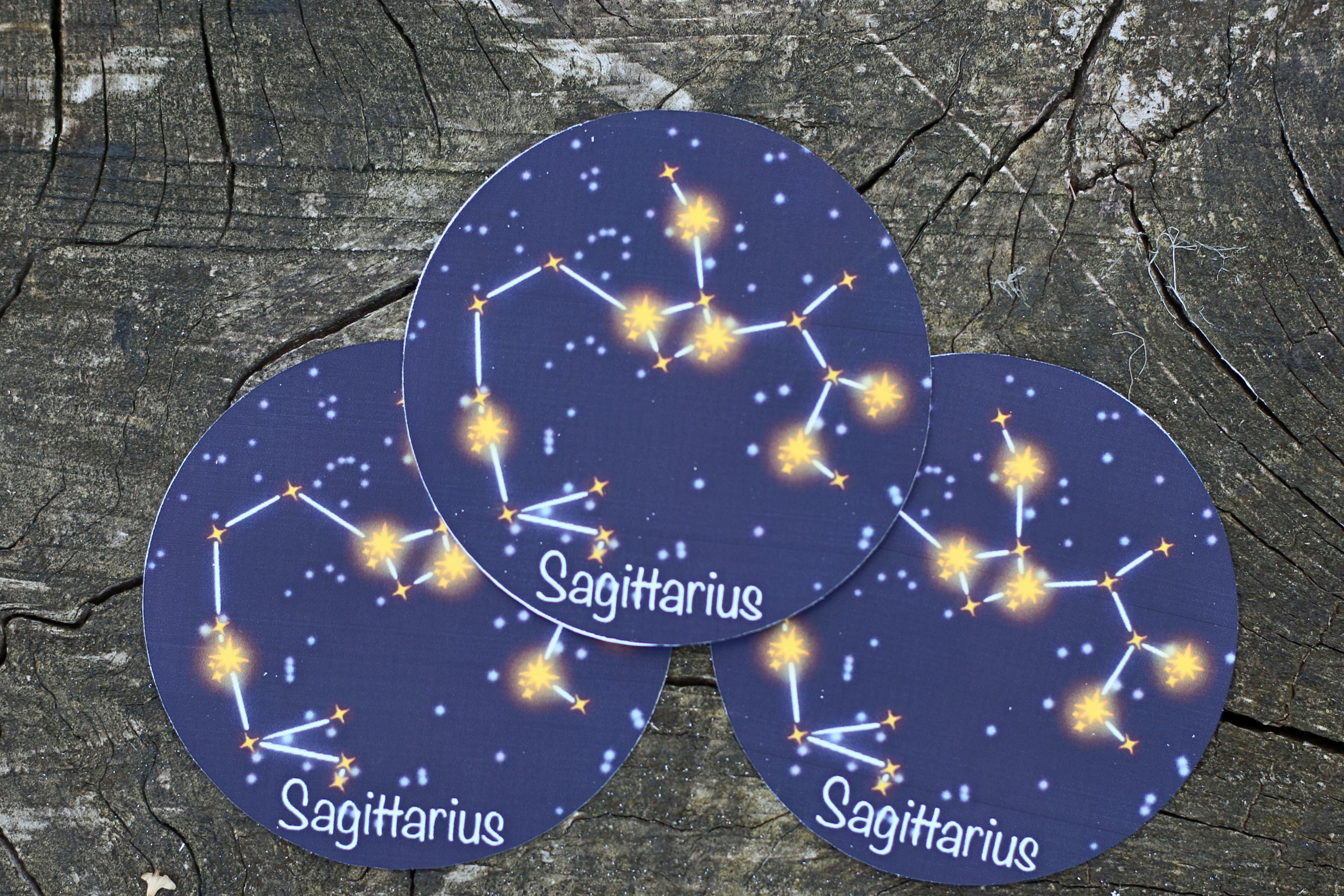 star sign constalation stickers sagitarius